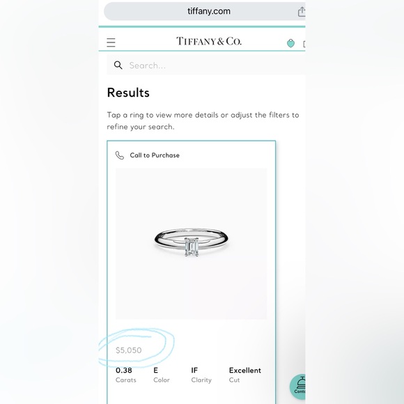 Tiffany Engagement Ring - Picture 7 of 8